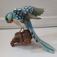 Carved wood parakeet for sale  Rialto