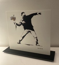 Banksy impression panneau d'occasion  Luzech