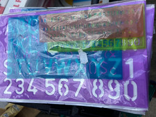 Letter number stencil for sale  CASTLEFORD