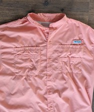 Camisa masculina Columbia PFG pesca ventilada salmão rosa GG (26" pit-pit, 31" comprimento) comprar usado Camisa masculina Columbia PFG pesca ventilada salmão rosa GG (26" pit-pit, 31" comprimento) comprar usado  Enviando para Brazil