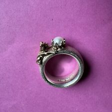 Frosch ring perle gebraucht kaufen  Osterrönfeld