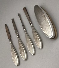 Hallmarked silver handled for sale  BRIDGWATER