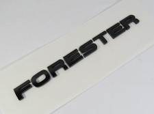 09-13 SUBARU FORESTER EMBLEMA PORTA ELEVATÓRIA TRASEIRA PRETO BRILHANTE CRACHÁ PLACA DE IDENTIFICAÇÃO LETRAS comprar usado  Enviando para Brazil