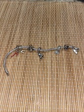 Usado, Pandora 925 Prata, Pulseira Berloque 6 Berloques Peso 31 G, Natal, Inverno, comprar usado  Enviando para Brazil