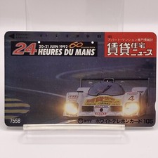 24 Heures Du Mans 20-21 junho 1992 cartão telefônico NTT retrô usado feito no Japão comprar usado  Enviando para Brazil