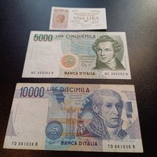 Vecchie banconote italiane usato  Riolo Terme