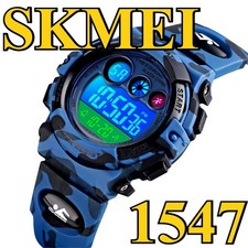 Usado, Relógio de pulso masculino camuflado SKMEI - pulseira de LED digital esportiva para meninos comprar usado  Enviando para Brazil
