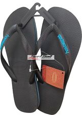 Tanga Havaianas masculina de borracha preta azul logotipo comprar usado  Enviando para Brazil