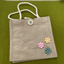 Small jute tote for sale  WASHINGTON