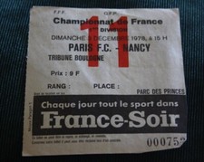 Ticket pfc paris d'occasion  Jujurieux