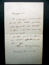 Autografo fragiacomo pietro usato  Italia