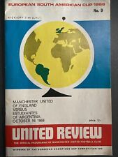 Manchester united estudiantes for sale  HOLYHEAD