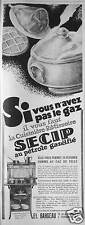 Publicité secip cuisinière d'occasion  Compiègne
