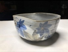 Tigela de chá com forma, texto de folha de bordo, inscrição pintada de ouro, adereços, Heisei Er comprar usado  Enviando para Brazil