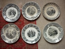 Lot assiettes parlantes d'occasion  Strasbourg-