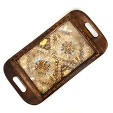Bandeja de madeira vintage brasileira asas de borboleta para servir ou pendurar na parede feita à mão comprar usado Bandeja de madeira vintage brasileira asas de borboleta para servir ou pendurar na parede feita à mão comprar usado  Enviando para Brazil