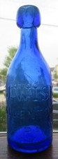 Base lisa azul cobalto Wise Allentown PA Blob Top refrigerante ou garrafa de água mineral comprar usado  Enviando para Brazil