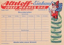 Stundenplan ddr altstoff gebraucht kaufen  Hamburg