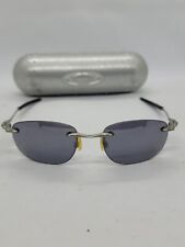 Óculos de sol Oakley 05-879 Why 8.1 armação clara lente preta verifique fotos com estojo comprar usado  Enviando para Brazil