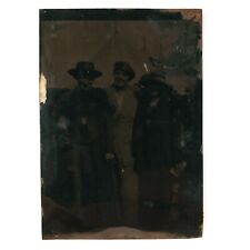 Lady Group & Camp Tents Tintype c1910 mulheres sorridentes felizes usando chapéus D1977 comprar usado  Enviando para Brazil