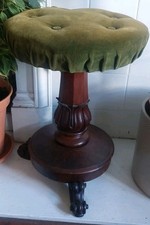 Antique piano stool for sale  GLASGOW