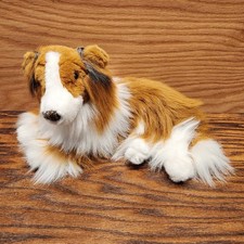 Pelúcia vintage 1994 JusToys realista Rough Collie Sheltie Lassie cachorro deitado comprar usado  Enviando para Brazil