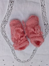 Paire chaussons bébé d'occasion  France