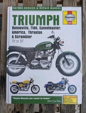 Manuel atelier triumph d'occasion  Saint-Etienne