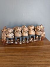 Grupo De Personajes De Madera Pintada comprar usado  Enviando para Brazil