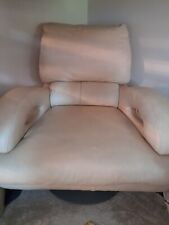 Leather armchair swivel for sale  UK