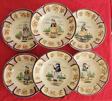 Rare quimper assiettes d'occasion  Hyères