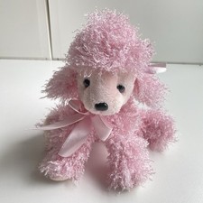 Usado, Russ Shining Stars Poodle Rosa com Arco Brinquedo de Pelúcia Bicho de Pelúcia Cachorro 9" comprar usado  Enviando para Brazil