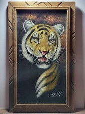 Vintage tiger painting for sale  West Point