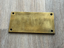Antique brass blank for sale  FORDINGBRIDGE
