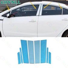 Para Kia Forte K3 2014-2018 Porta de janela de aço cromado BC tampa de poste de pilar acabamento 8* comprar usado  Enviando para Brazil