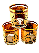 Vintage gold rimmed for sale  Barrington