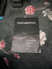 Nord Electro 6 teclado digital órgão piano inglês manual do proprietário comprar usado  Enviando para Brazil