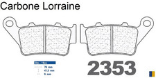 Plaquettes carbone lorraine d'occasion  Maubeuge