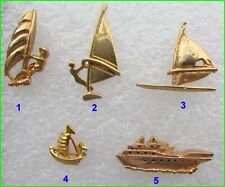 Pin gold boat d'occasion  Expédié en Belgium