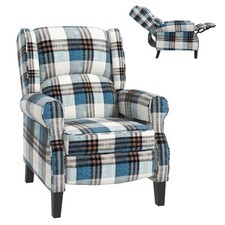 Homcom blue recliner for sale  GREENFORD
