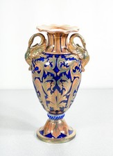 ⚜️ VASO ROBBIA GUALDO TADINO MAIOLICA LUSTRO DIPINTA A MANO CERAMICA EPOCA na sprzedaż  Wysyłka do Poland