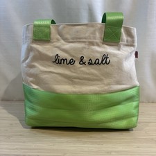 RARO Harveys Bolsa Tote de Lona com Cinto de Segurança Limão e Sal em Verde Kiwi Fabricada nos EUA, usado comprar usado RARO Harveys Bolsa Tote de Lona com Cinto de Segurança Limão e Sal em Verde Kiwi Fabricada nos EUA, usado comprar usado  Enviando para Brazil