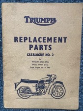 Triumph replacement parts for sale  CRANLEIGH