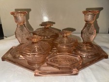 Art deco pink for sale  STOKE-ON-TRENT