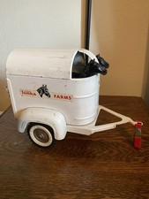 Trailer de cavalo vintage Tonka Farms com cavalos muito bom estado usado comprar usado  Enviando para Brazil