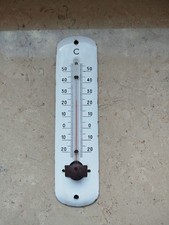 Thermomètre tôle émaillé d'occasion  L'Isle-sur-la-Sorgue