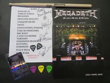 Megadeth tour laminate for sale  Battle Creek