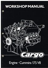 FORD IVECO CARGO: CUMMINS 175 V8 DIESEL ORIGINAL 1988 MANUAL DE REPARO DO MOTOR DE FÁBRICA comprar usado  Enviando para Brazil