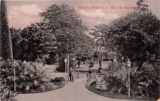 CARTÃO POSTAL FOTO 1910 RIO DE JANEIRO BRASIL~PASSEIO PÚBLICO~BOTELHO & COMPANY #126 comprar usado  Enviando para Brazil