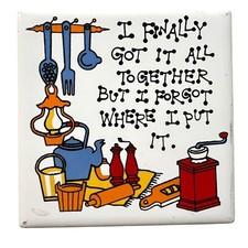 Vintage ceramic coaster for sale  Whiting
